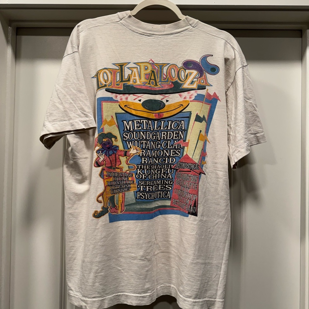 RARE VINTAGE Metallica 1996 Lollapalooza T-Shirt - Picture 8 of 15